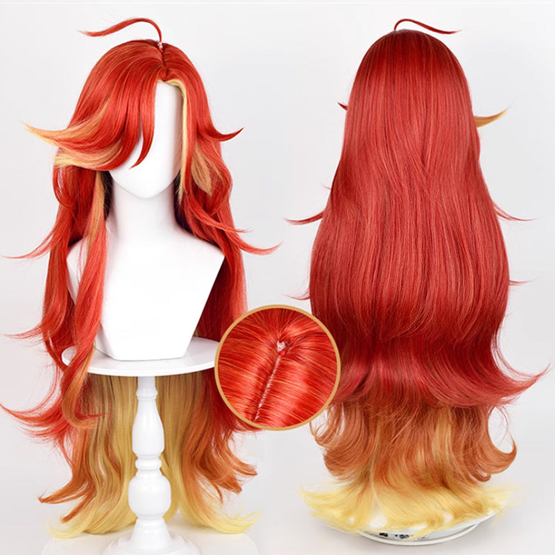 Genshin Impact Mavuika Cosplay Wig