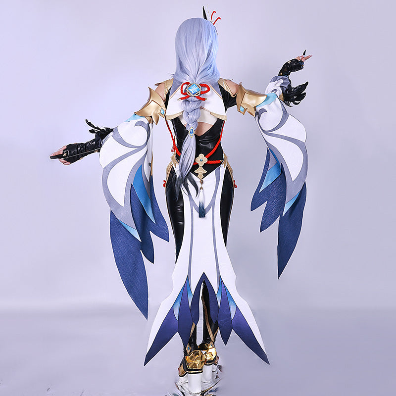 Genshin Impact Shen He Shenhe Cosplay Costume