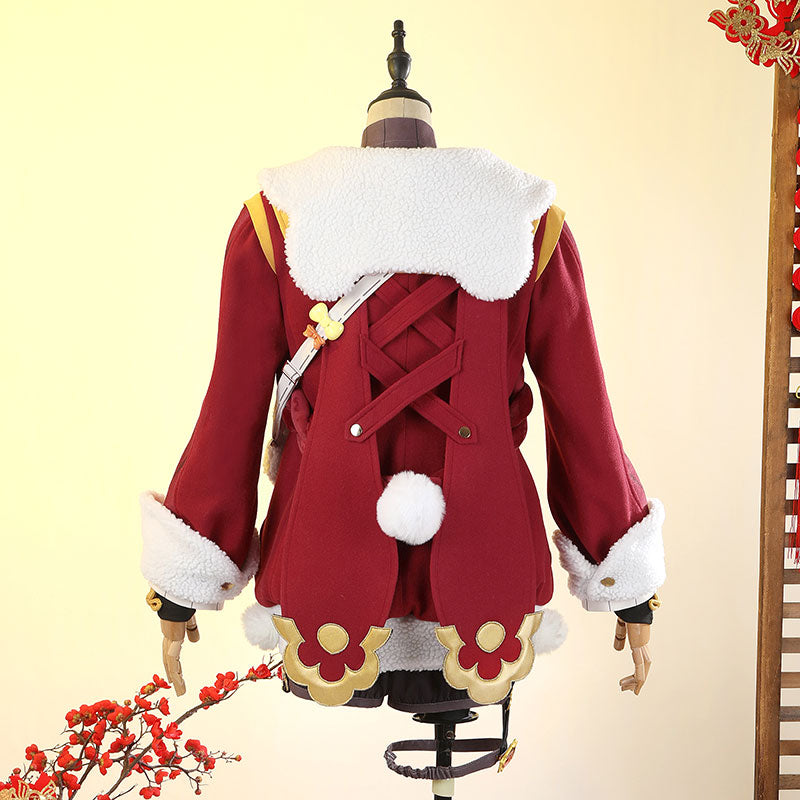 Genshin Impact Xiangling New Year's Cheer Cosplay Costume