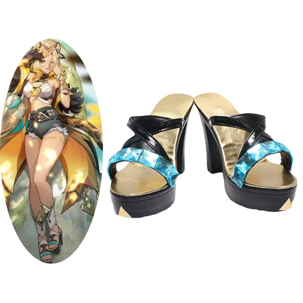 Genshin Impact Xilonen Cosplay Shoes