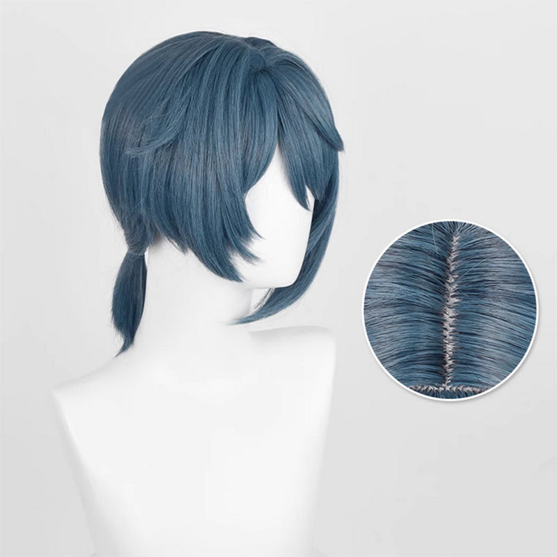 Genshin Impact Xingqiu Bamboo Rain Cosplay Wig