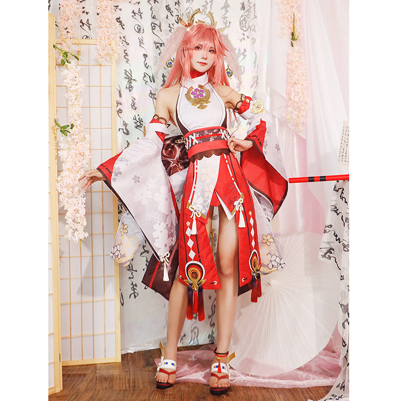 Genshin Impact Yae Miko Cosplay Costume