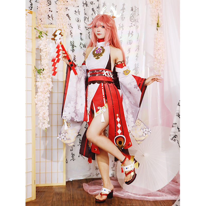 Genshin Impact Yae Miko Cosplay Costume