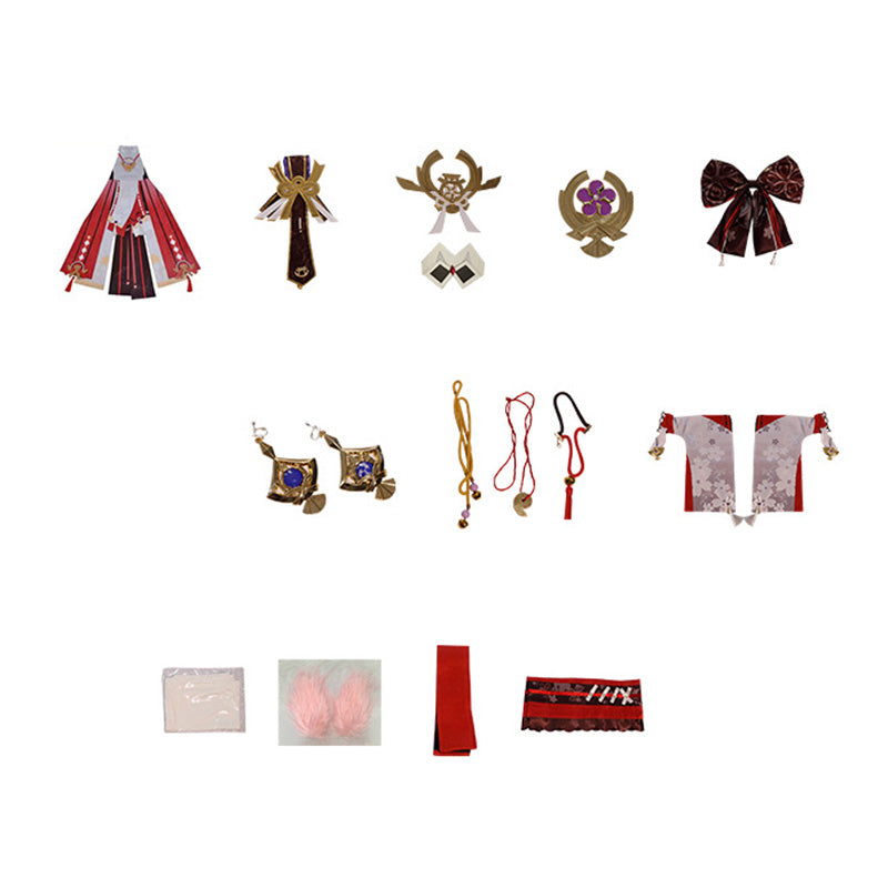 Genshin Impact Yae Miko Cosplay Costume