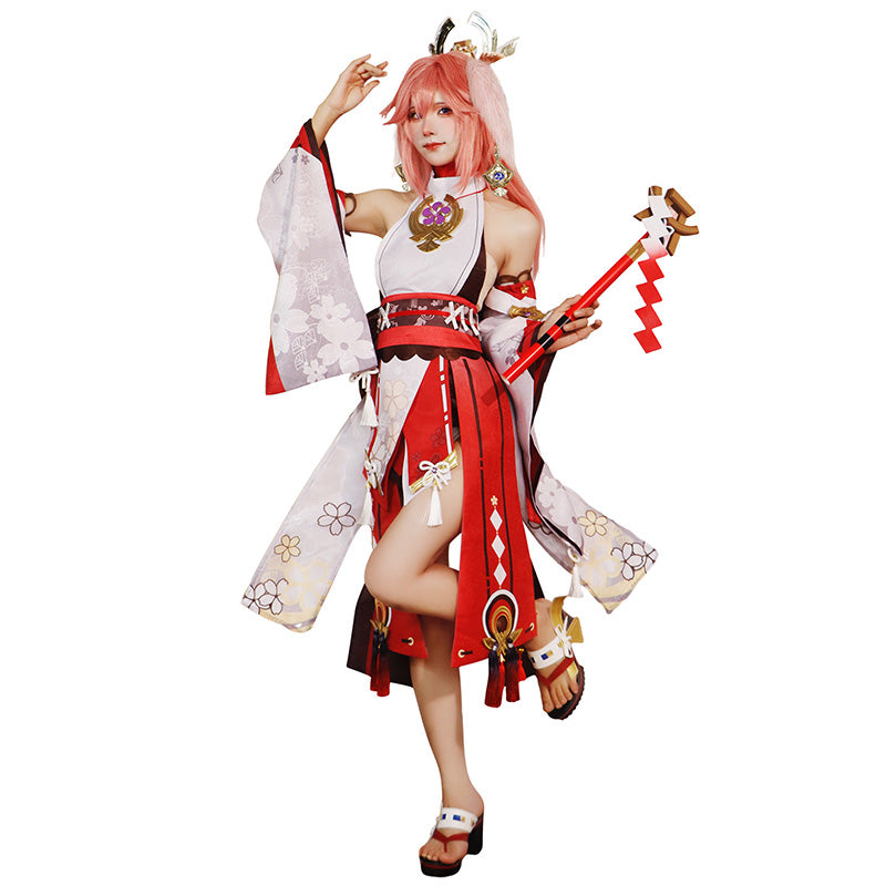 Genshin Impact Yae Miko Cosplay Costume