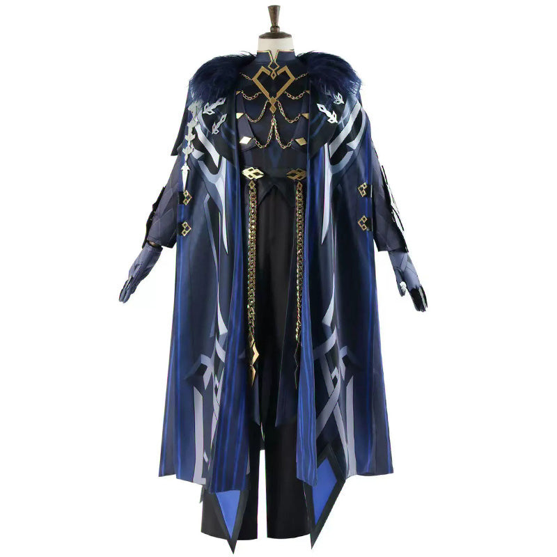 Genshin Impact the Eleven Fatui Harbingers The Captain Il Capitano Cosplay Costume