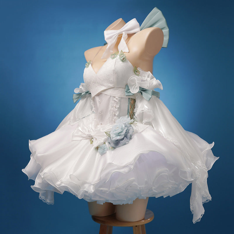 Genshin Impact Lynette Angel's Courtyard Douj Dress Cosplay Costume