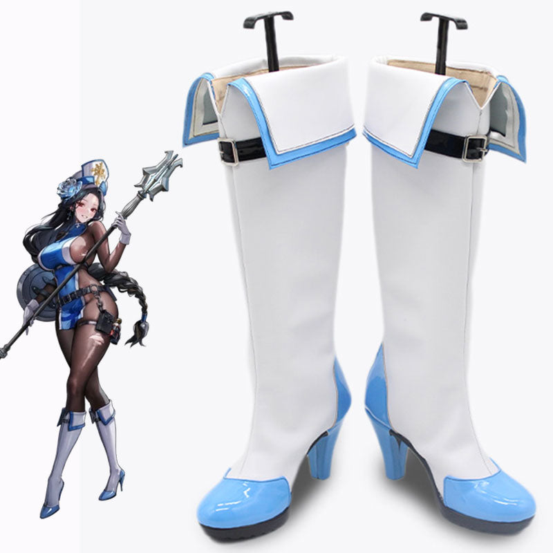 Goddess Of Victory: Nikke Maiden Ice Rose Shoes Cosplay Boots