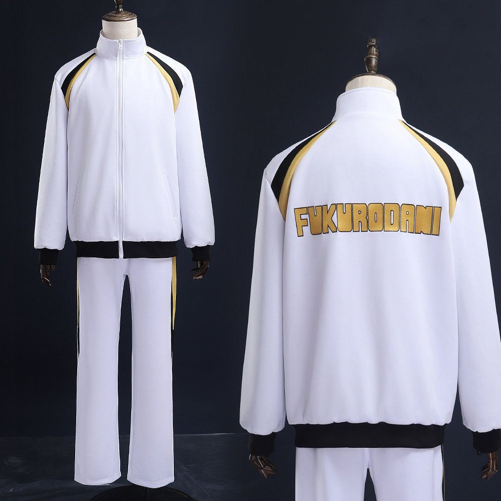 Haikyū!! Haikyu!! Fukurōdani Academy Kōtarō Bokuto Koutarou Bokuto Keiji Akaashi Sportswear Cosplay Costume