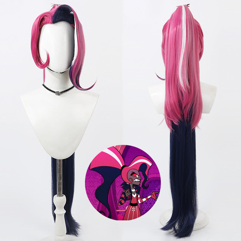 Hazbin Hotel Velvette Cosplay Wig