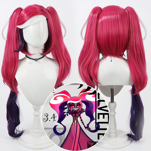 Hazbin Hotel Velvette Cosplay Wig B Edition