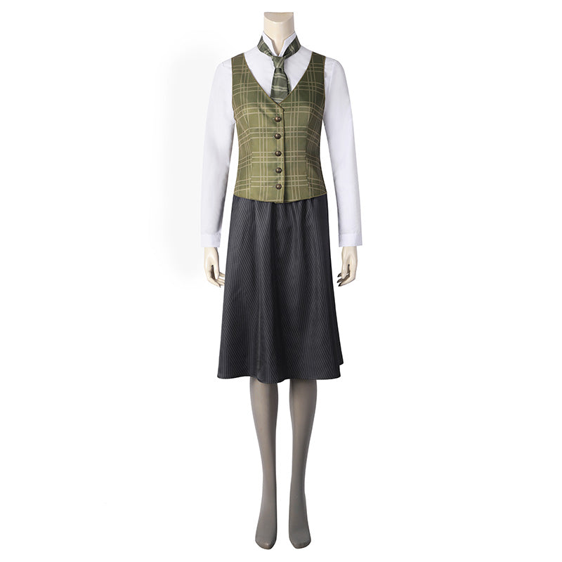 Hogwarts Legacy Hufflepuff Female School Uniforms Cosplay Costume