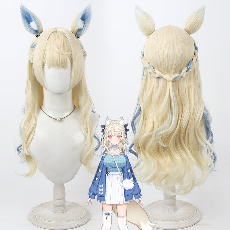 Hololive Virtual YouTuber Hololive -Advent- EN Fuwawa Abyssgard Third Costumes Cosplay Wig