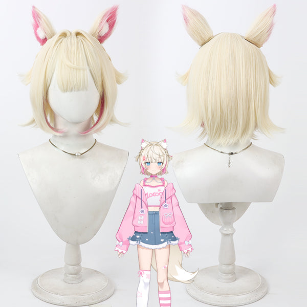 Hololive Virtual YouTuber Hololive -Advent-  EN Mococo Abyssgard Third Costumes Cosplay Wig