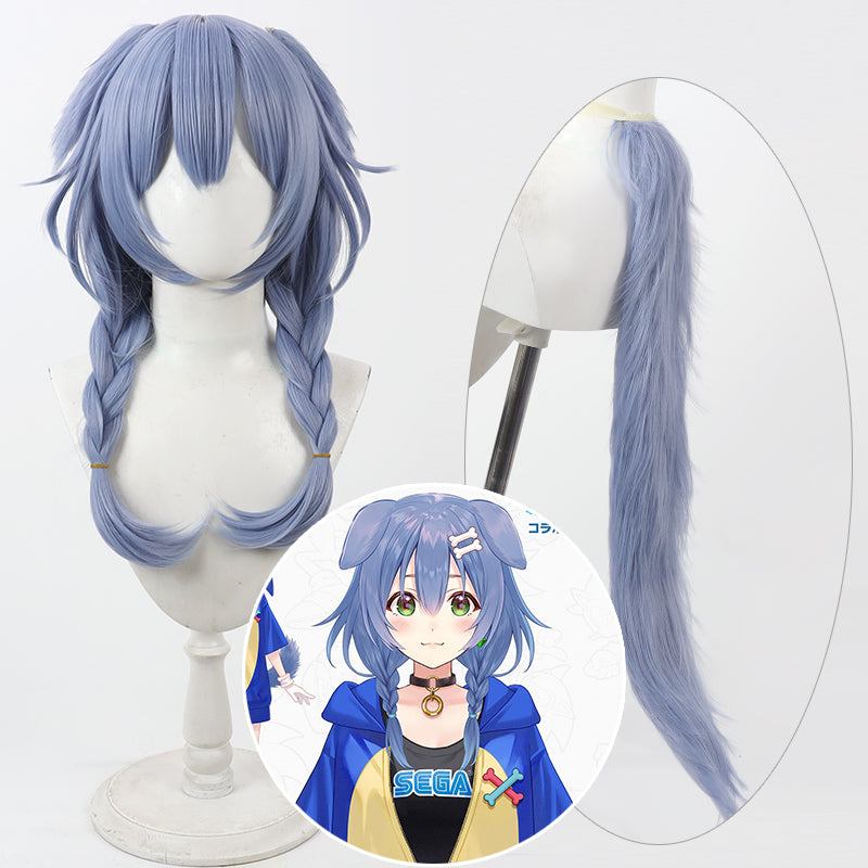 Hololive Virtual YouTuber Inugami Korone Sonic Themed Costume Cosplay Wig - Selet Tail