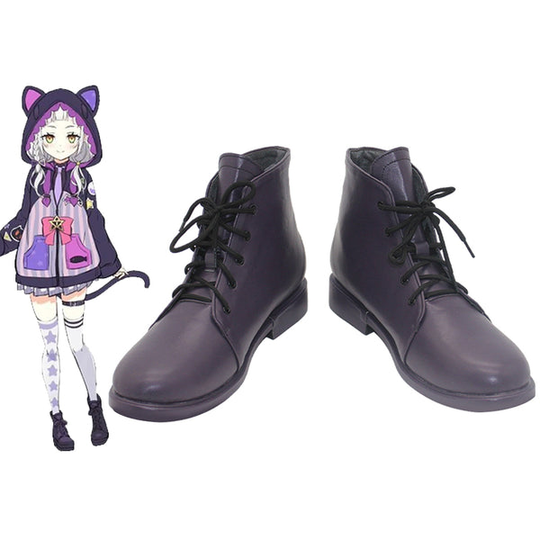 Hololive Virtual YouTuber Murasaki Shion Cosplay Shoes