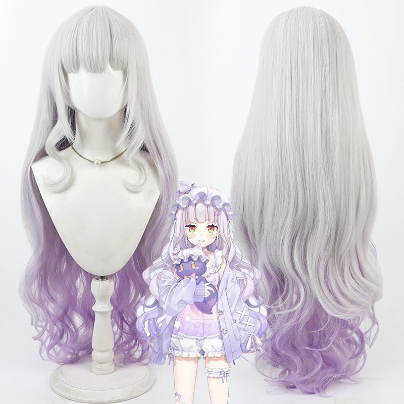 Hololive Virtual YouTuber Murasaki Shion Eighth Costume Cosplay Wig