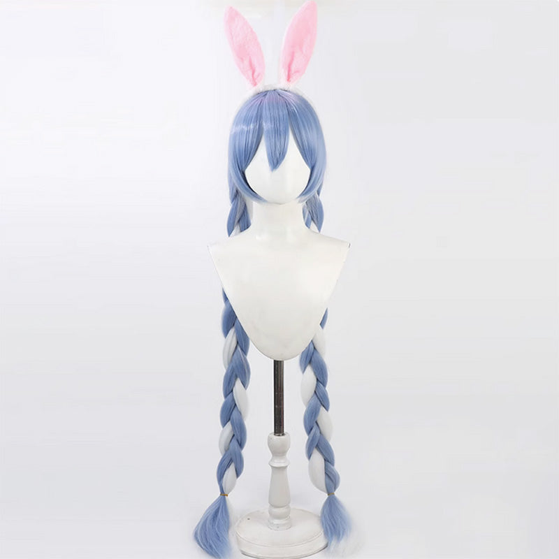 Hololive Virtual YouTuber Usada Pekora Swimsuit Cosplay Wig