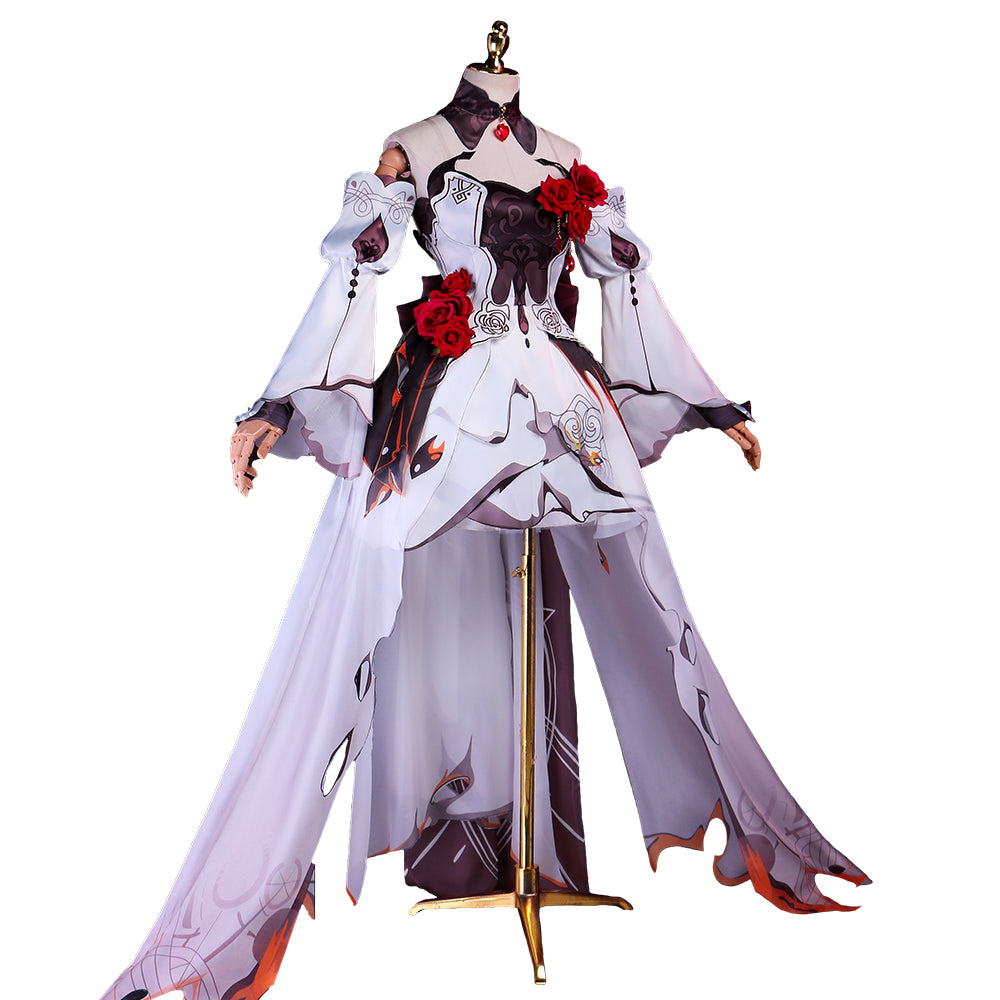 Honkai Impact 3rd Theresa Apocalypse Lunar Vow: Crimson Love Till Death Do Us Part Cosplay Costume