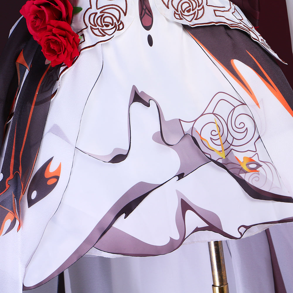 Honkai Impact 3rd Theresa Apocalypse Lunar Vow: Crimson Love Till Death Do Us Part Cosplay Costume