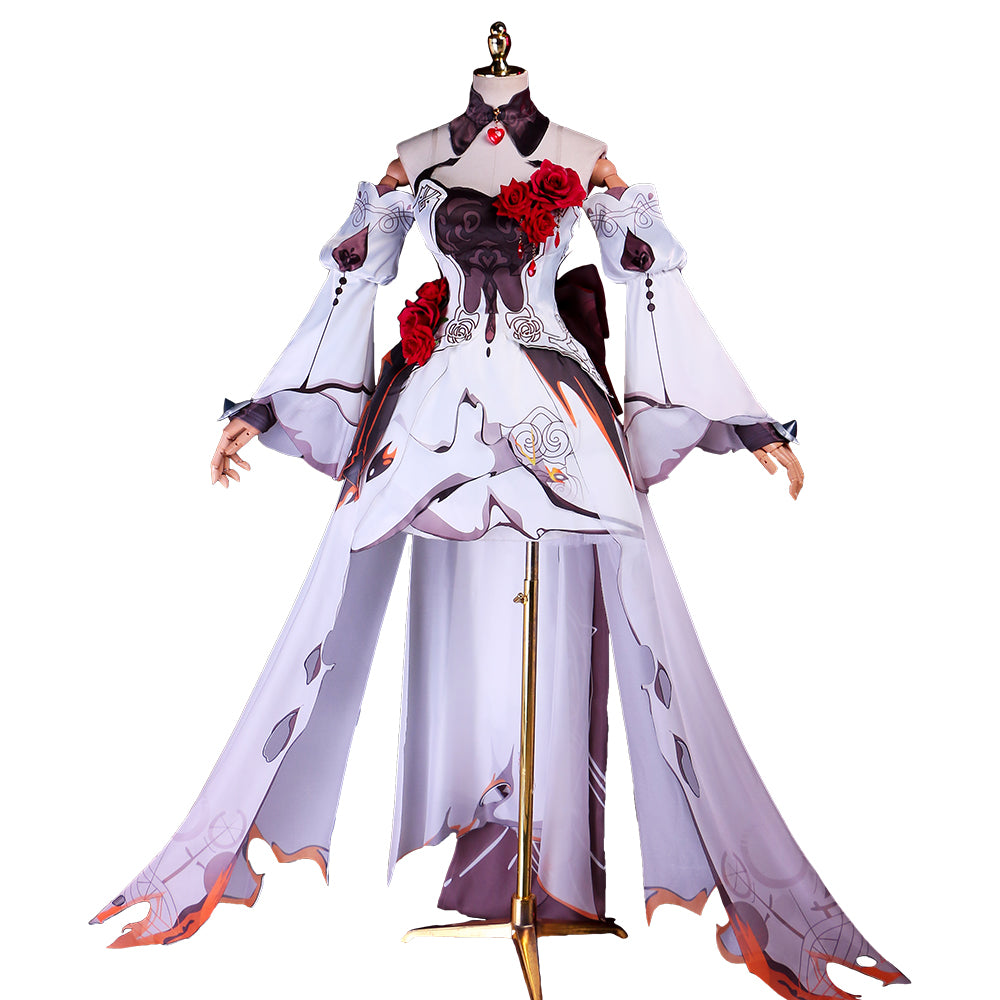 Honkai Impact 3rd Theresa Apocalypse Lunar Vow: Crimson Love Till Death Do Us Part Cosplay Costume