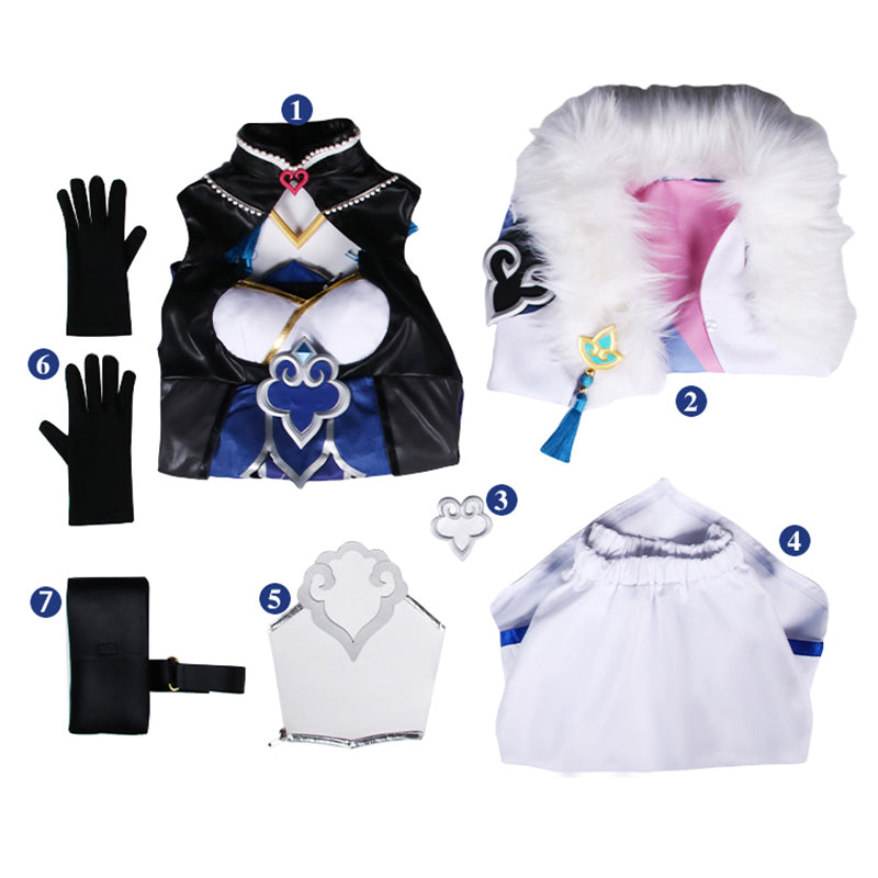 Honkai: Star Rail Baiheng Cosplay Costume