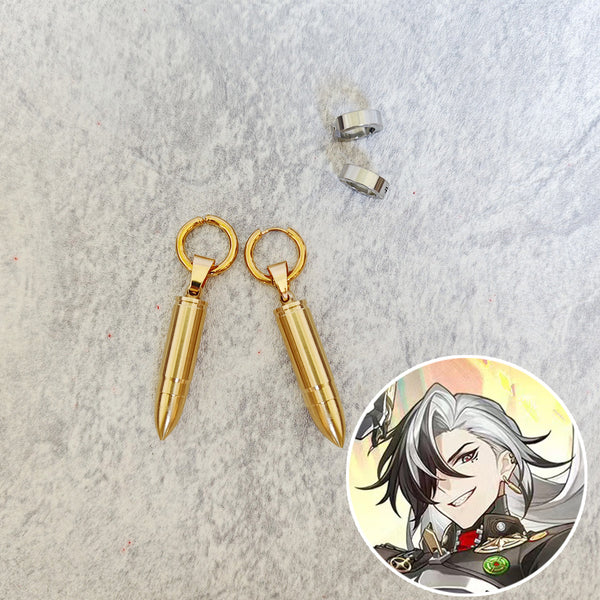 Honkai: Star Rail Boothill One Earring Ear Clip  Ear cuffs Cosplay Accessory Prop