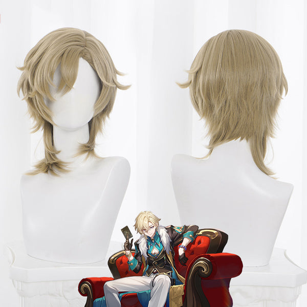 Honkai: Star Rail Daily Aventurine Shajin Cosplay Wig