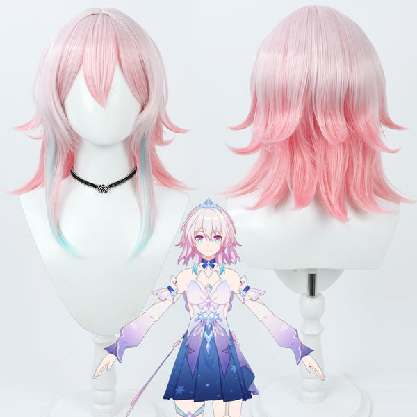 Honkai: Star Rail March 7th New Skin Cosplay Wig