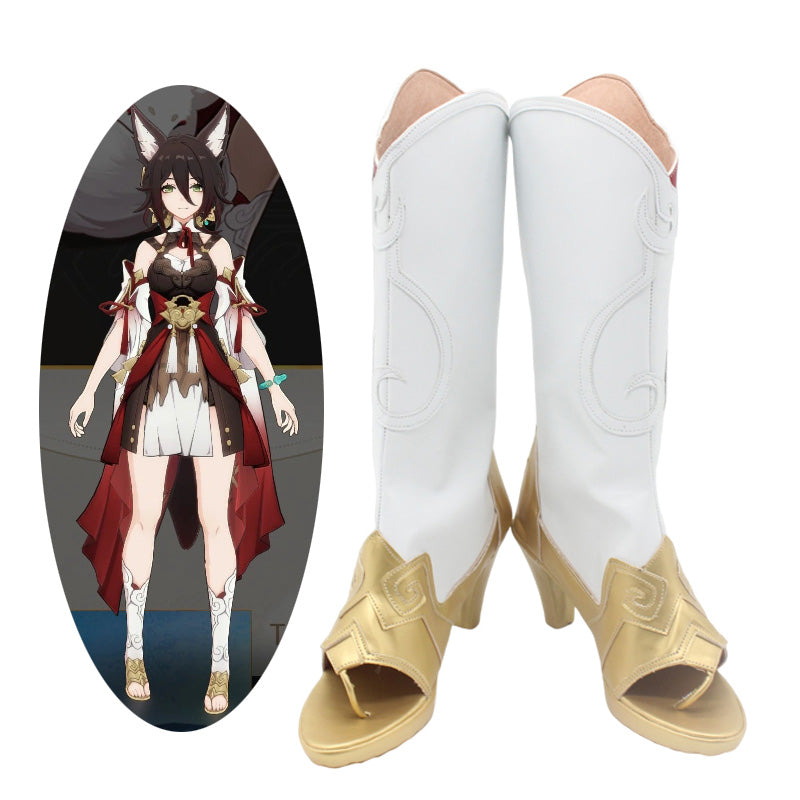 Honkai: Star Rail Tingyun Cosplay Shoes