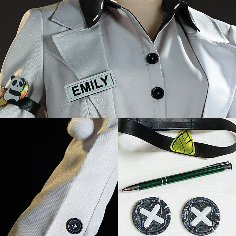 Identity V Doctor Emily Dyer Bamboo Guardian Cosplay Costume