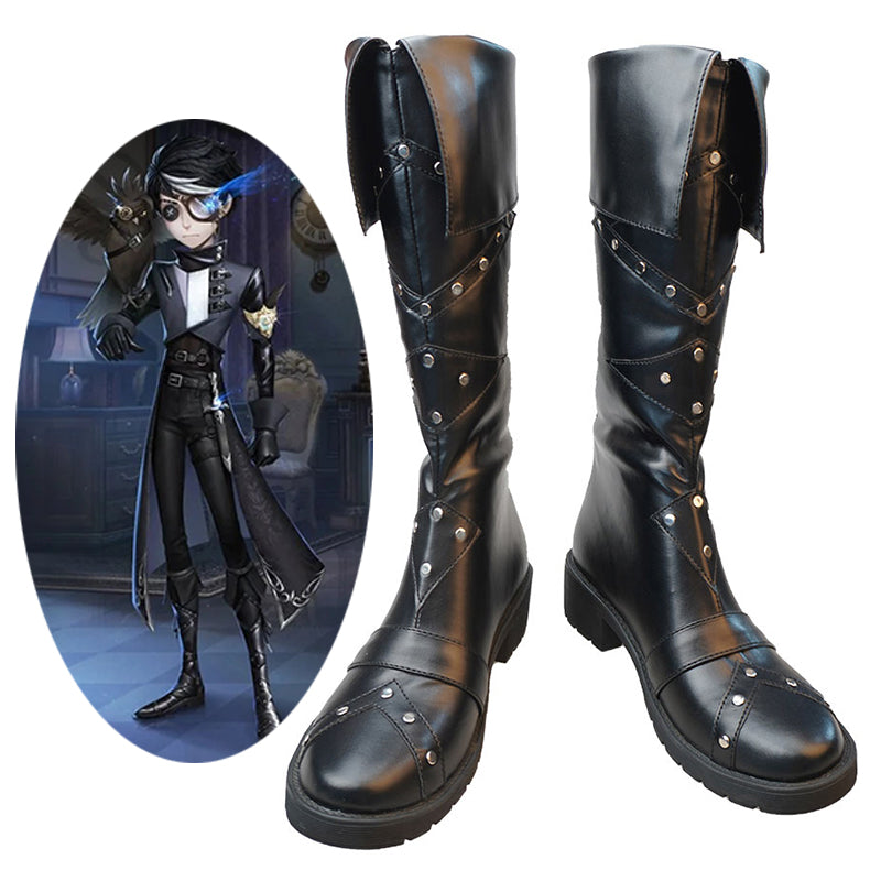 Identity V Noir Seer Eli Clark Shoes Cosplay Boots