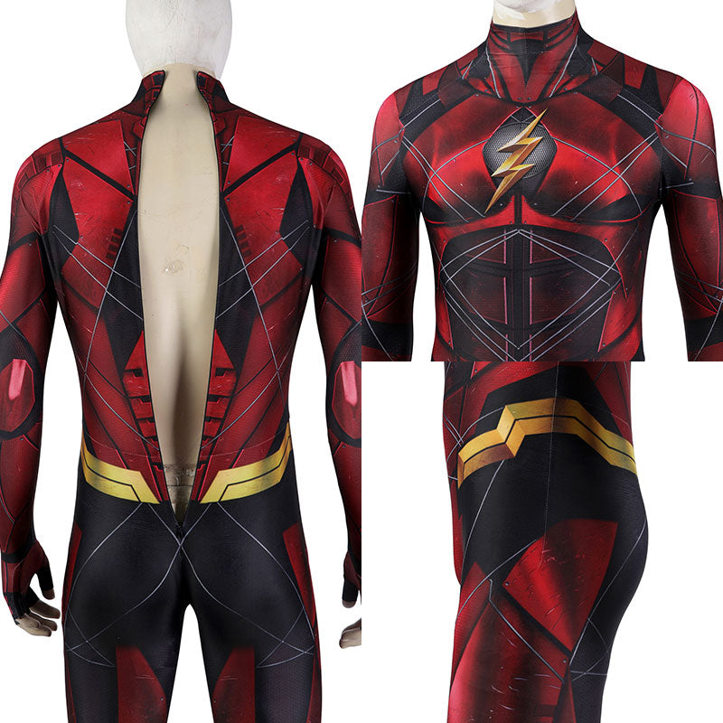 Justice League Barry Allen The Flash Cosplay Costume