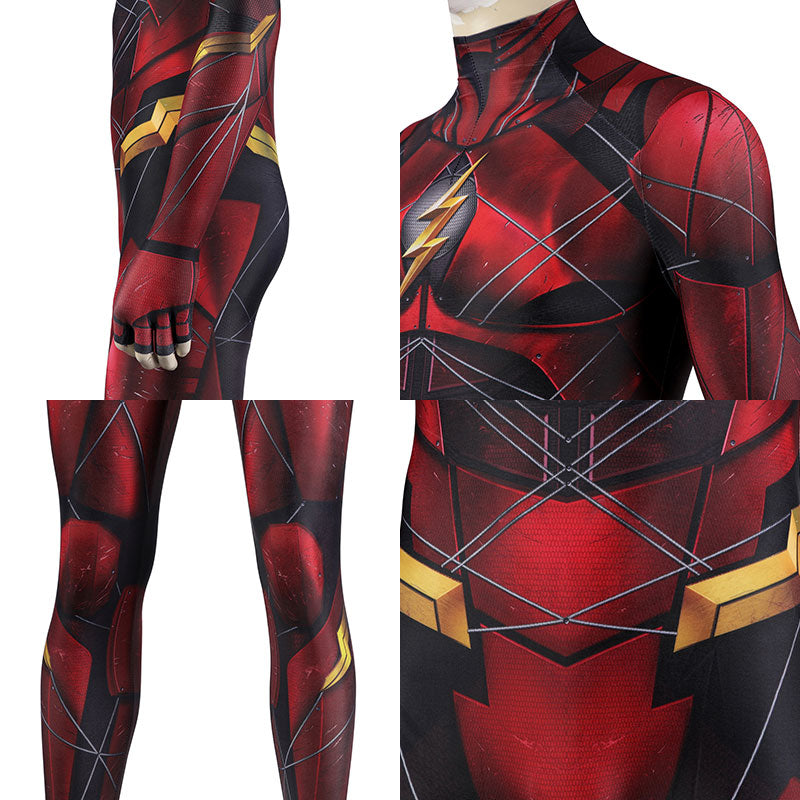 Justice League Barry Allen The Flash Cosplay Costume