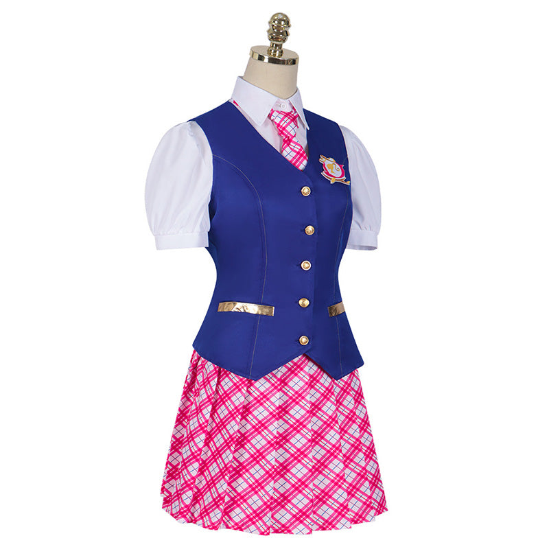 Kids Size Barbie: Princess Charm School Princess Sophia Blair Willows Delancy Devin Princess Hadley Princess Portia Delancy Devin Uniforms Cosplay Costume