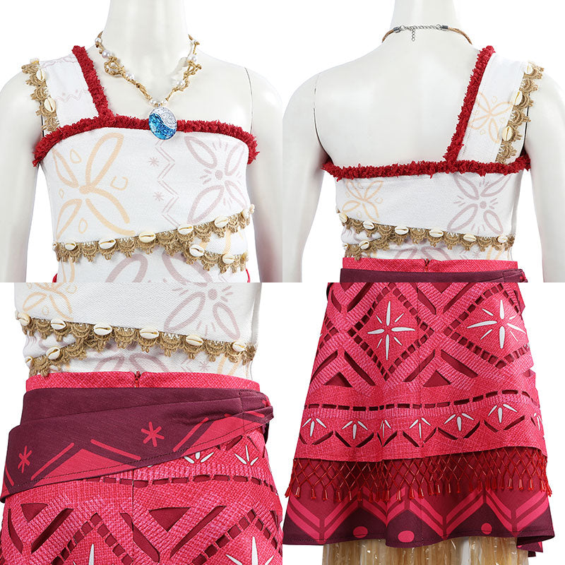 Kids Size Moana 2 Moana Cosplay Costume