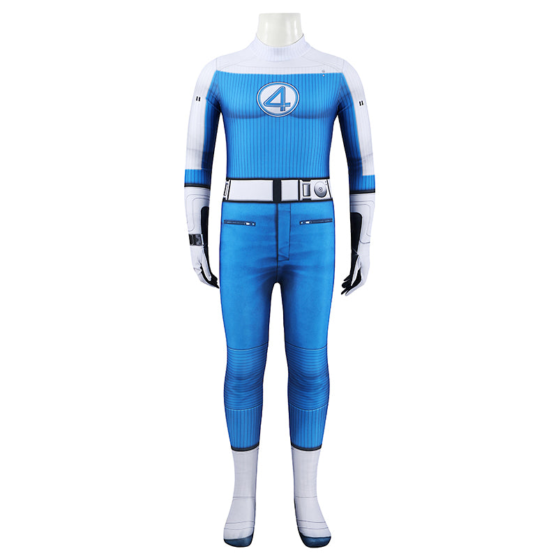 Kids Size The Fantastic Four First Steps Human Torch Cosplay Costume