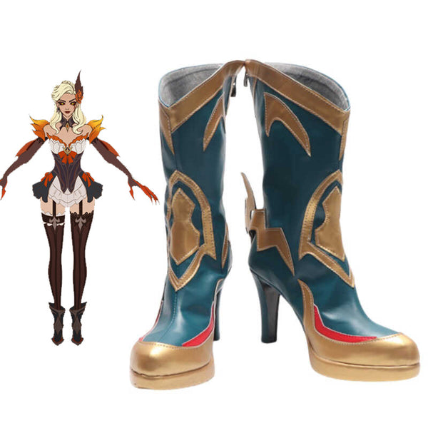 League Of Legends LOL High Noon Evelynn Cosplay Shoes