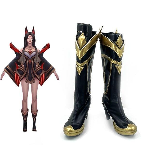 League of Legends LOL Hall of Legends Faker Ahri Shoes Cosplay Boots