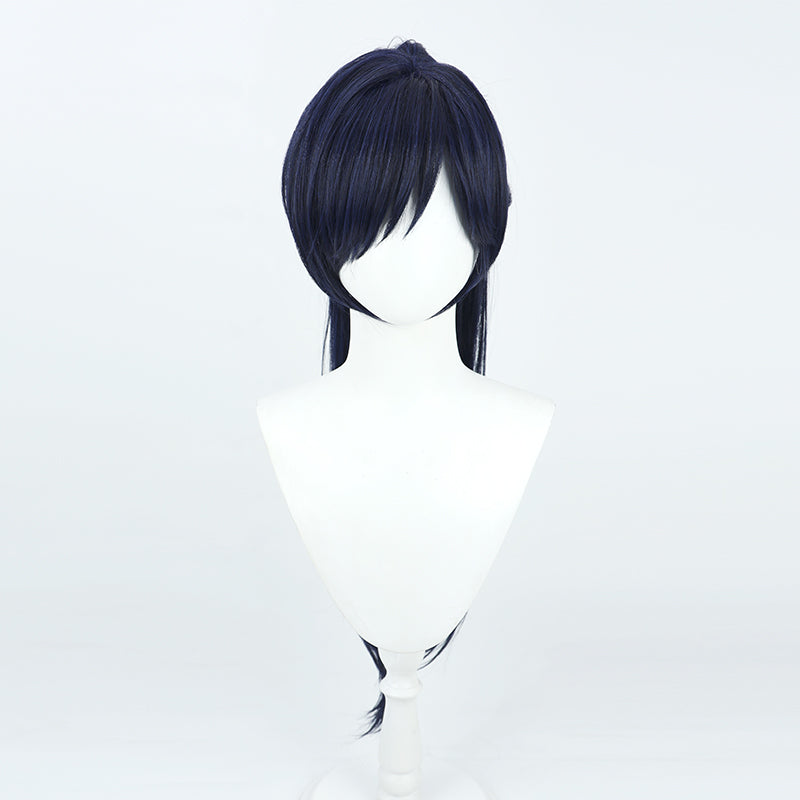 Limbus Company Hong Lu Deep Blue Cosplay Wig