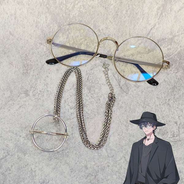 Link Click Liu Xiao Glasses Necklace Cosplay Accessory Prop