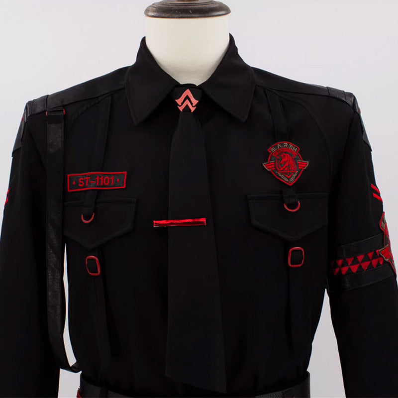 Love And Deep Space Xavier Evol Police Midnight Vigilance Cosplay Costume