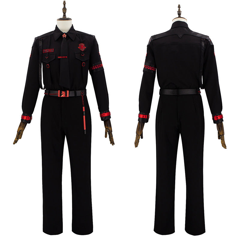 Love And Deep Space Xavier Evol Police Midnight Vigilance Cosplay Costume