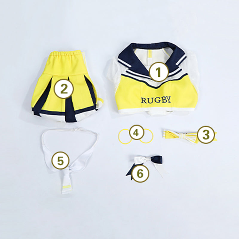 Love Live! LoveLive Cheerleader Unawaken Hoshizora Rin Cosplay Costume