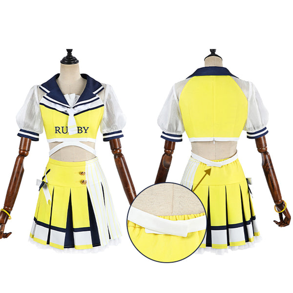 Love Live! LoveLive Cheerleader Unawaken Hoshizora Rin Cosplay Costume