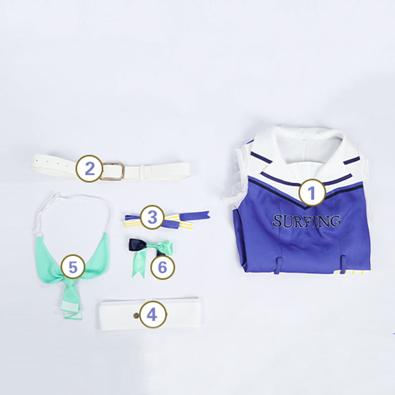 Love Live! LoveLive Cheerleader Unawaken Umi Sonoda Cosplay Costume