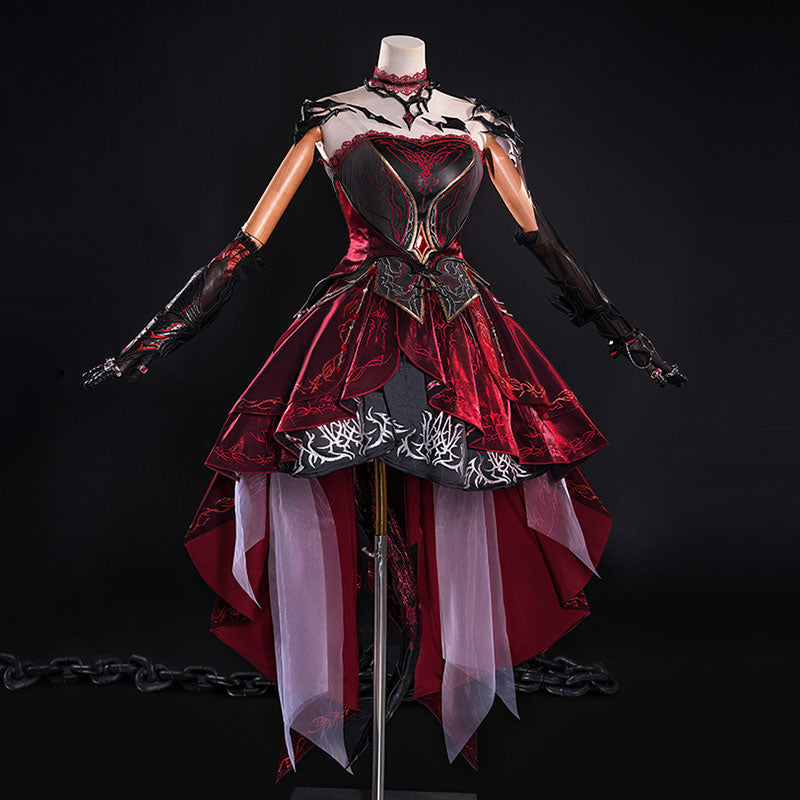 Love and Deep Space Beyond Cloudfall Set Scarlet Passion Cosplay Costume