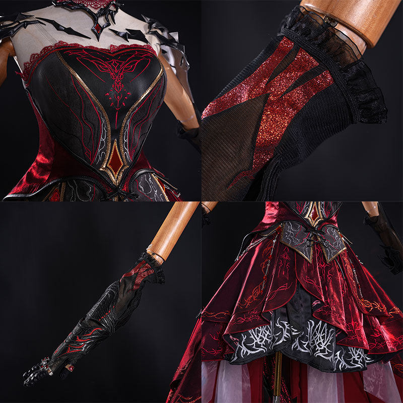 Love and Deep Space Beyond Cloudfall Set Scarlet Passion Cosplay Costume