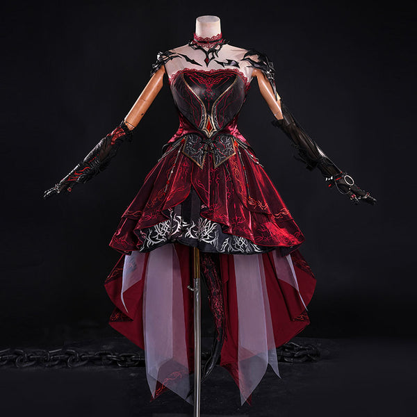 Love and Deep Space Beyond Cloudfall Set Scarlet Passion Cosplay Costume