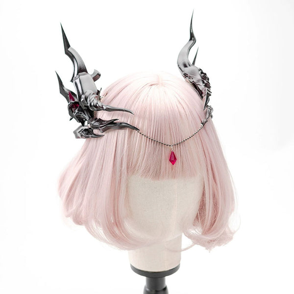 Love and Deep Space Beyond Cloudfall Set Scarlet Passion Headwear Cosplay Accessory Prop